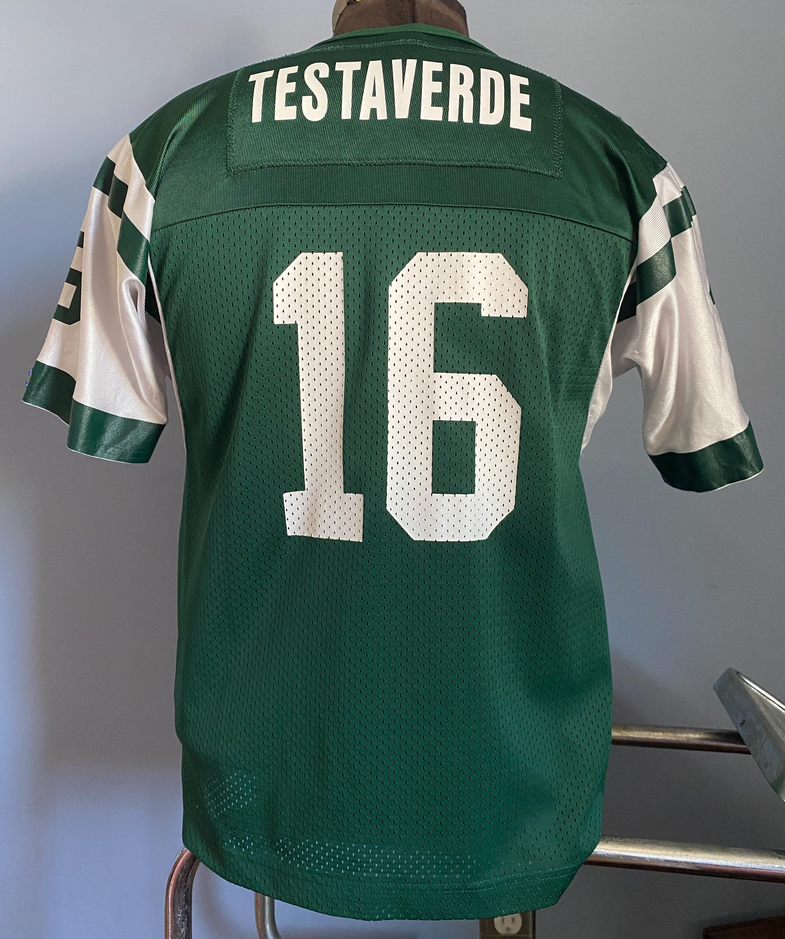 90s Vintage Vinny Testaverde #16 New York Jets Nfl Football