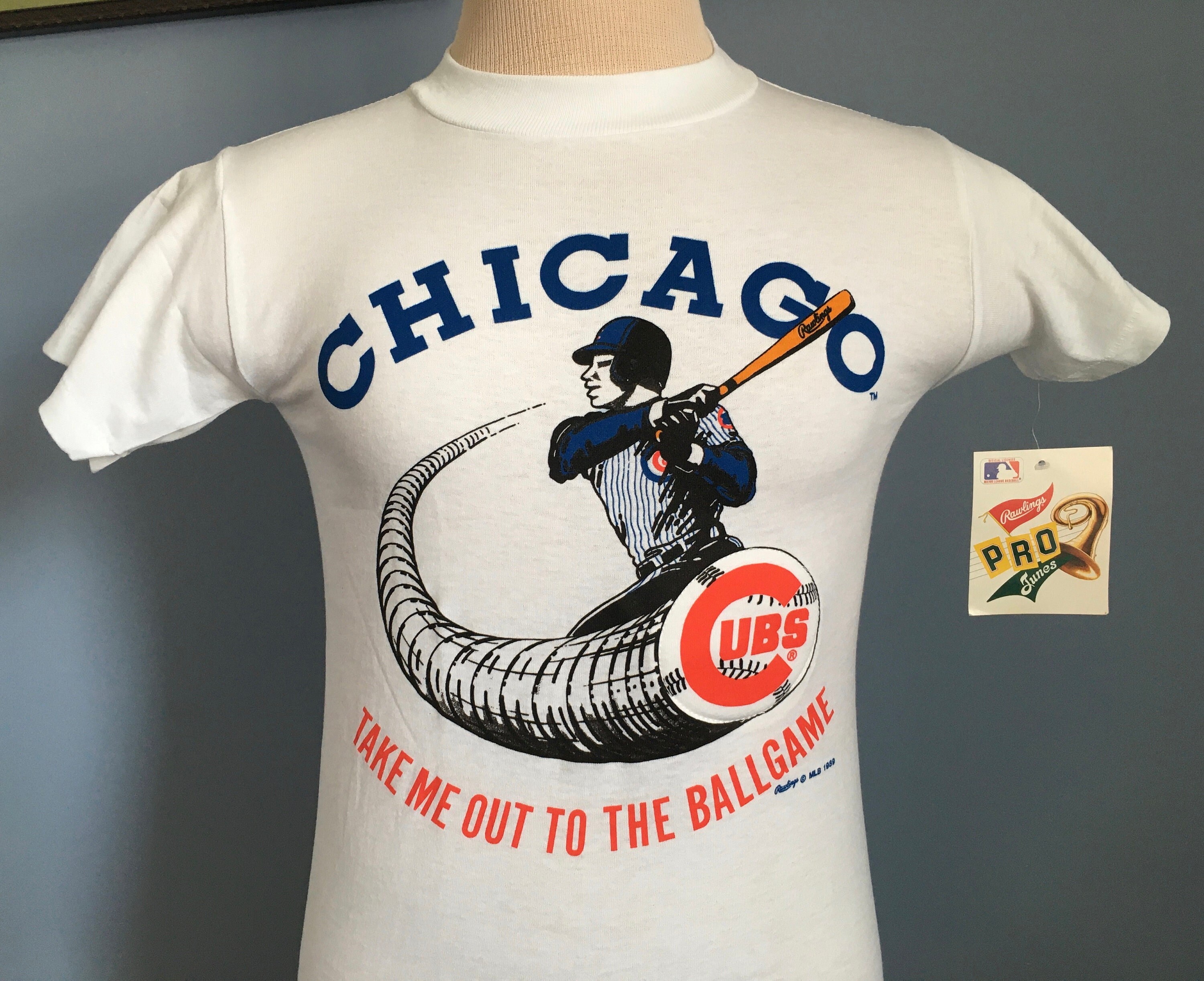 80s Vintage Chicago Cubs Take Me Out to the Ballgame 1989