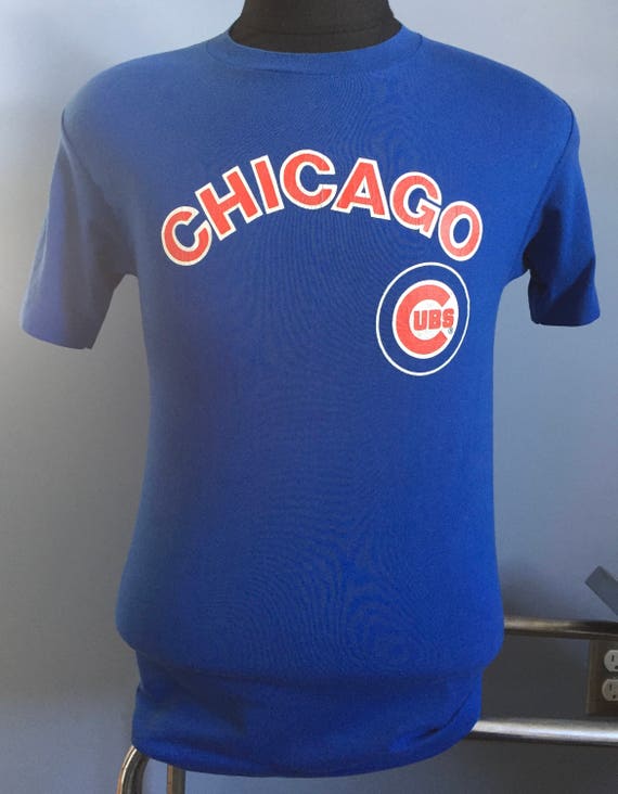 80s Vintage Chicago Cubs mlb baseball T-Shirt - S… - image 2