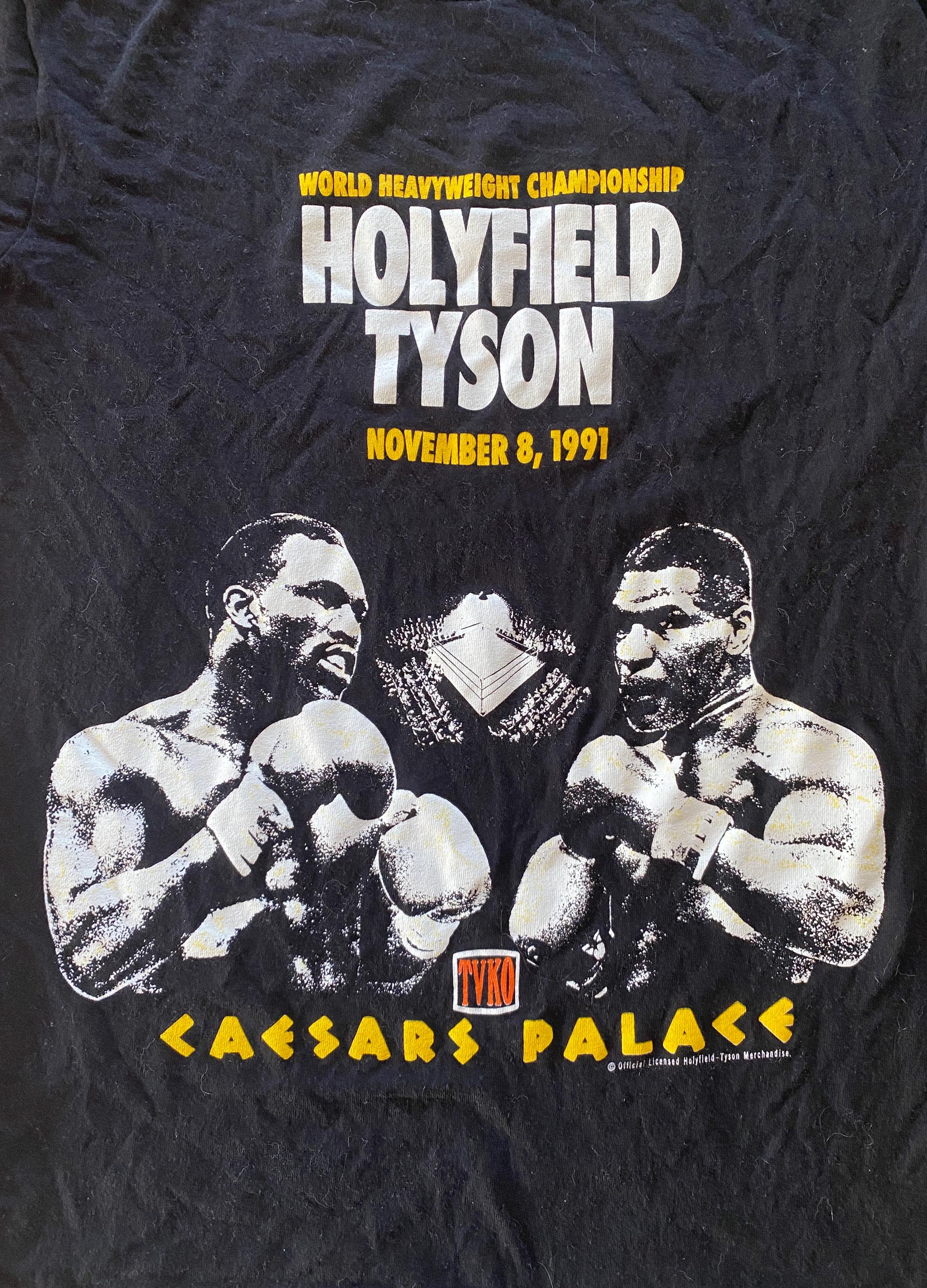 Vintage 90s Mike Tyson Vs Evander Holyfield Heavyweight
