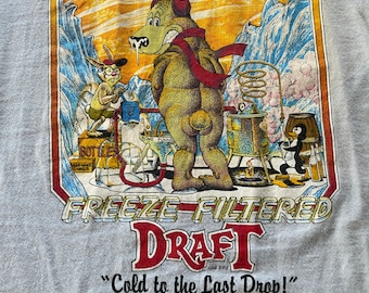 Vintage 80s Bear Whiz Beer T-shirt: 1988 Colorado Springs
