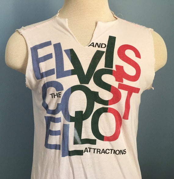 Vintage 80s Elvis Costello 1984 Goodbye Cruel World Tour