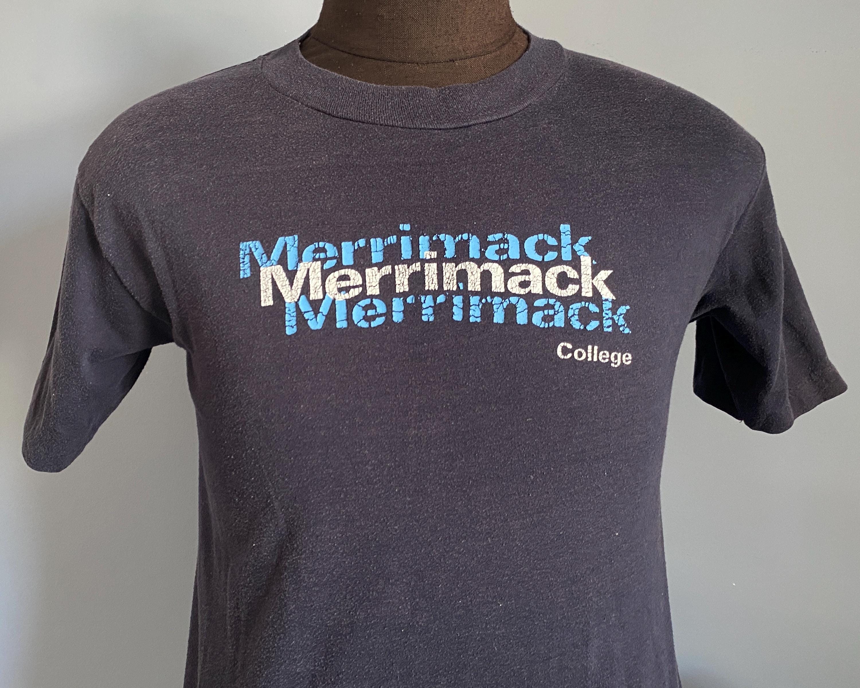 80s Merrimack College Warriors Ncaa University Massachusetts 