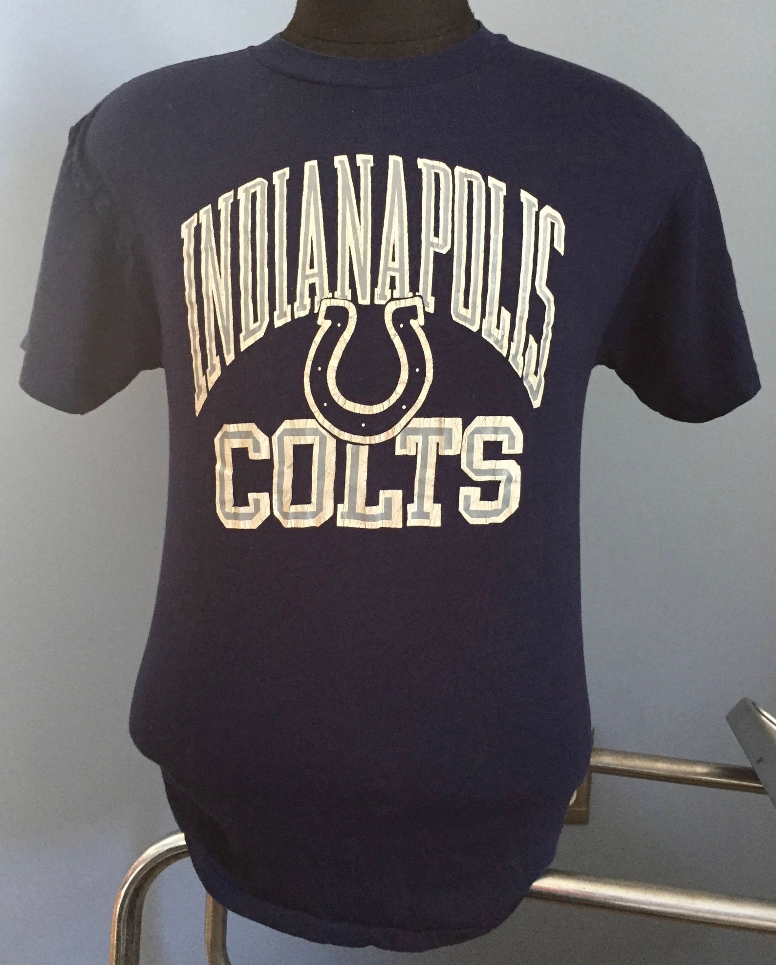 80s Vintage Indianapolis Colts Nfl Football T-shirt SMALL - Etsy UK