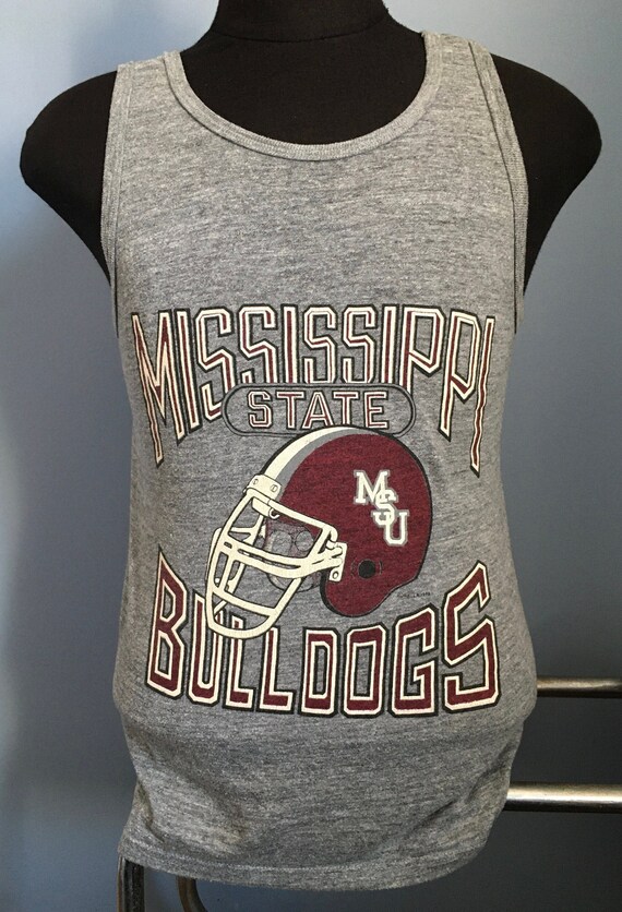 thumbnail image 2 of Mississippi State Bulldogs Baseball Logo Tank Top - Officially Licensed College Apparel 2 of 12