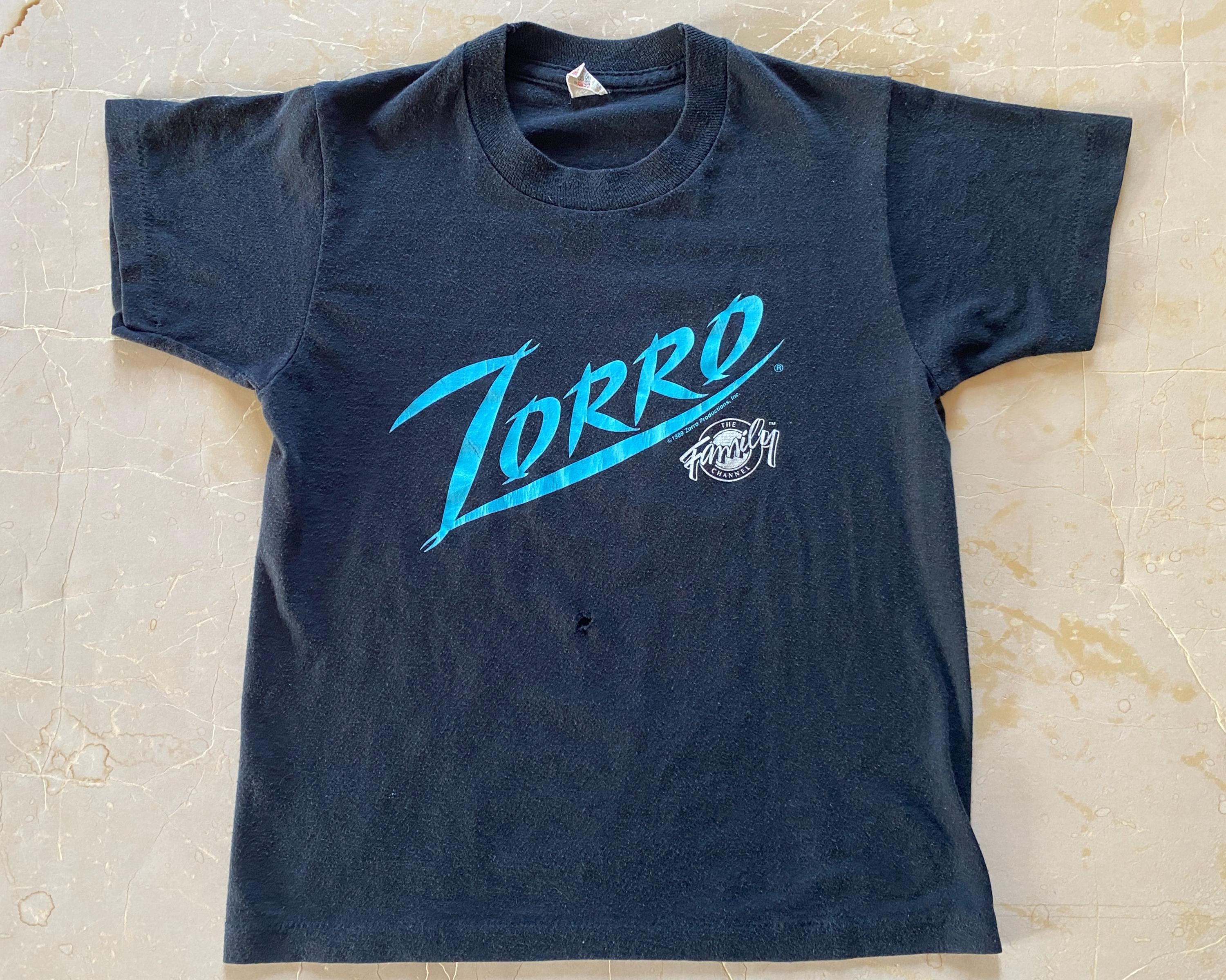 Vintage 80s Zorro Tv Show 1989 T-shirt: Family Channel - YOUTH 7 Vintage 80s Zorro Tv Show 1989 T-shirt: Family Channel - YOUTH 7
