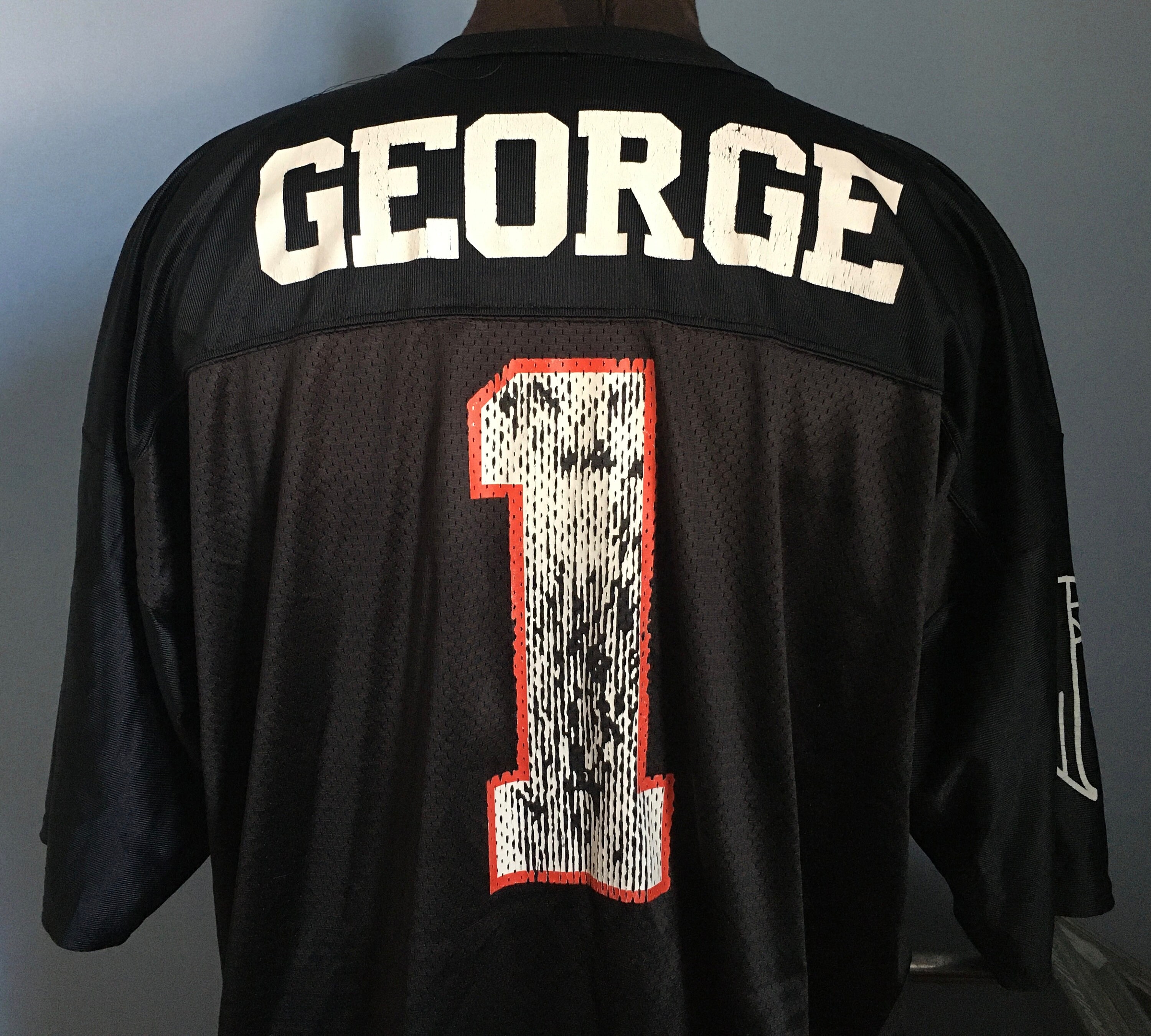 90s Vintage Jeff George #1 Atlanta Falcons NFL Football Logo