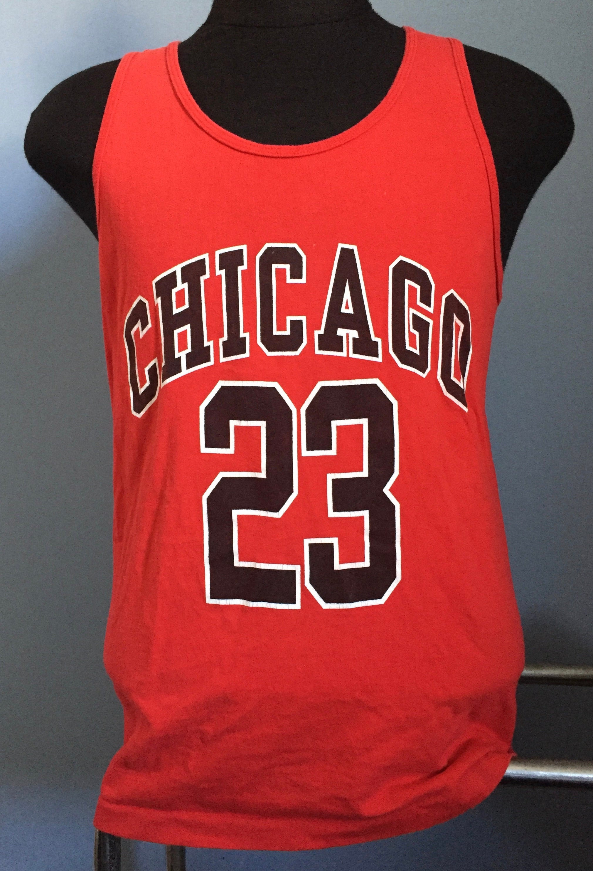 Vintage 80s Chicago Bulls Champion T-shirt XL Deadstock NBA Basketball