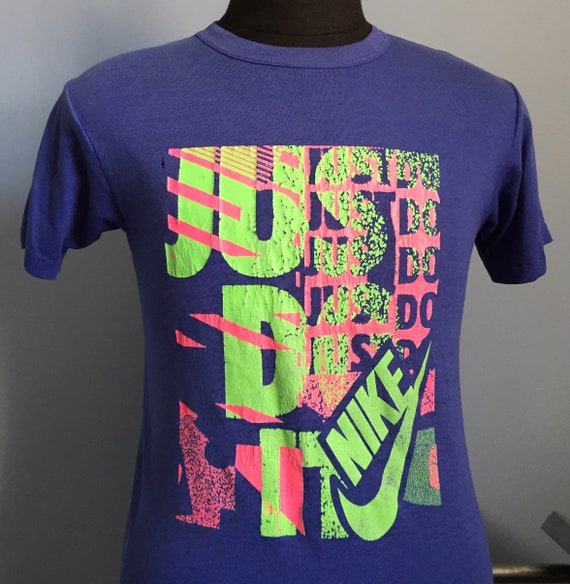 Avispón promoción Embutido 80s 90s Vintage Nike Just Do It Shoes Athletic Sports T-shirt - Etsy