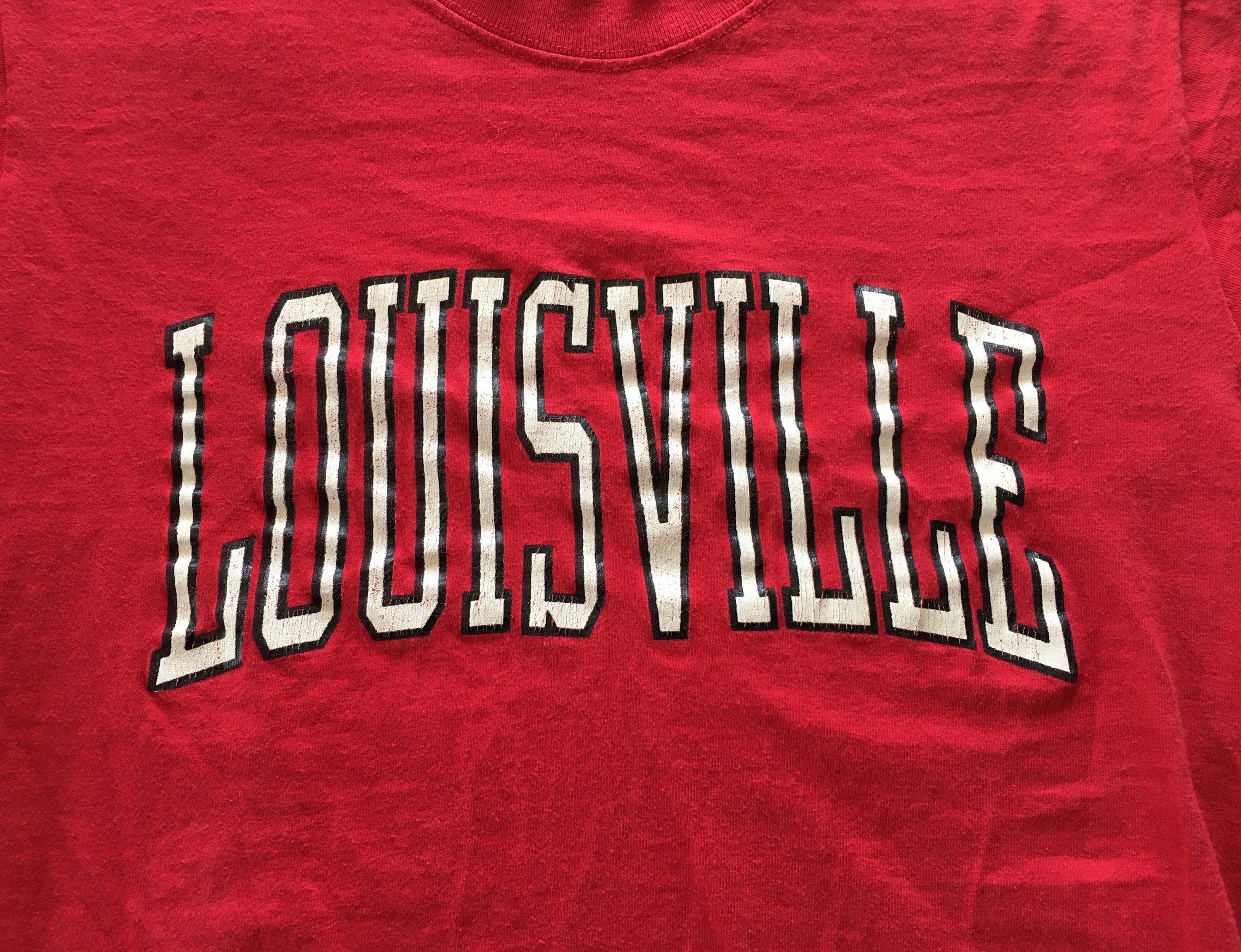 Ncaa College 80s Vintage Louisville Cardinals University T Shirt - HotVero