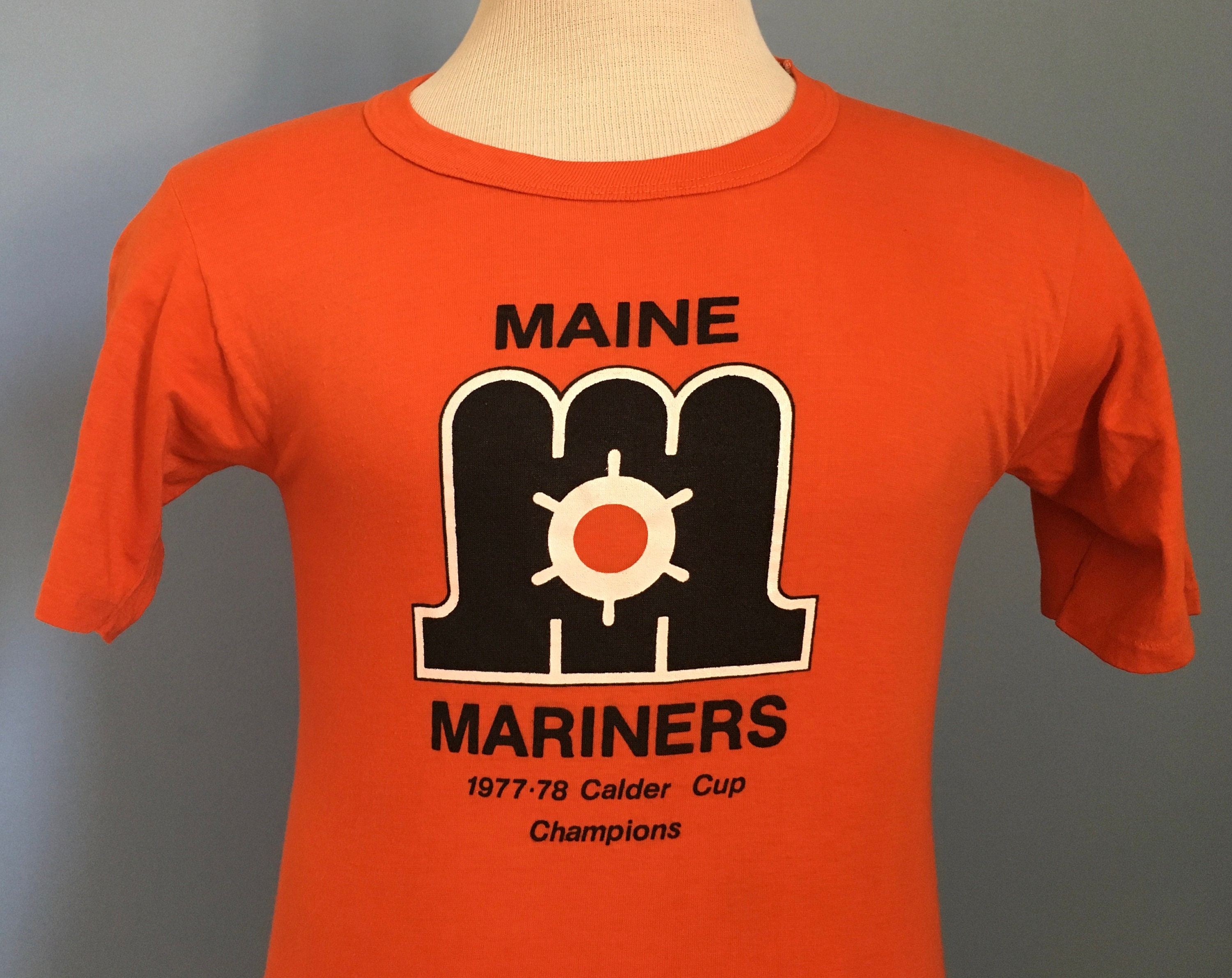 Any Name Number Maine Mariners Retro Custom Hockey Jersey White