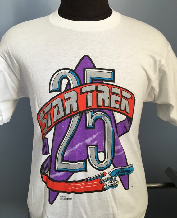 90s Vintage Star Trek 25 Years Anniversary 1991 Enterprise Tv