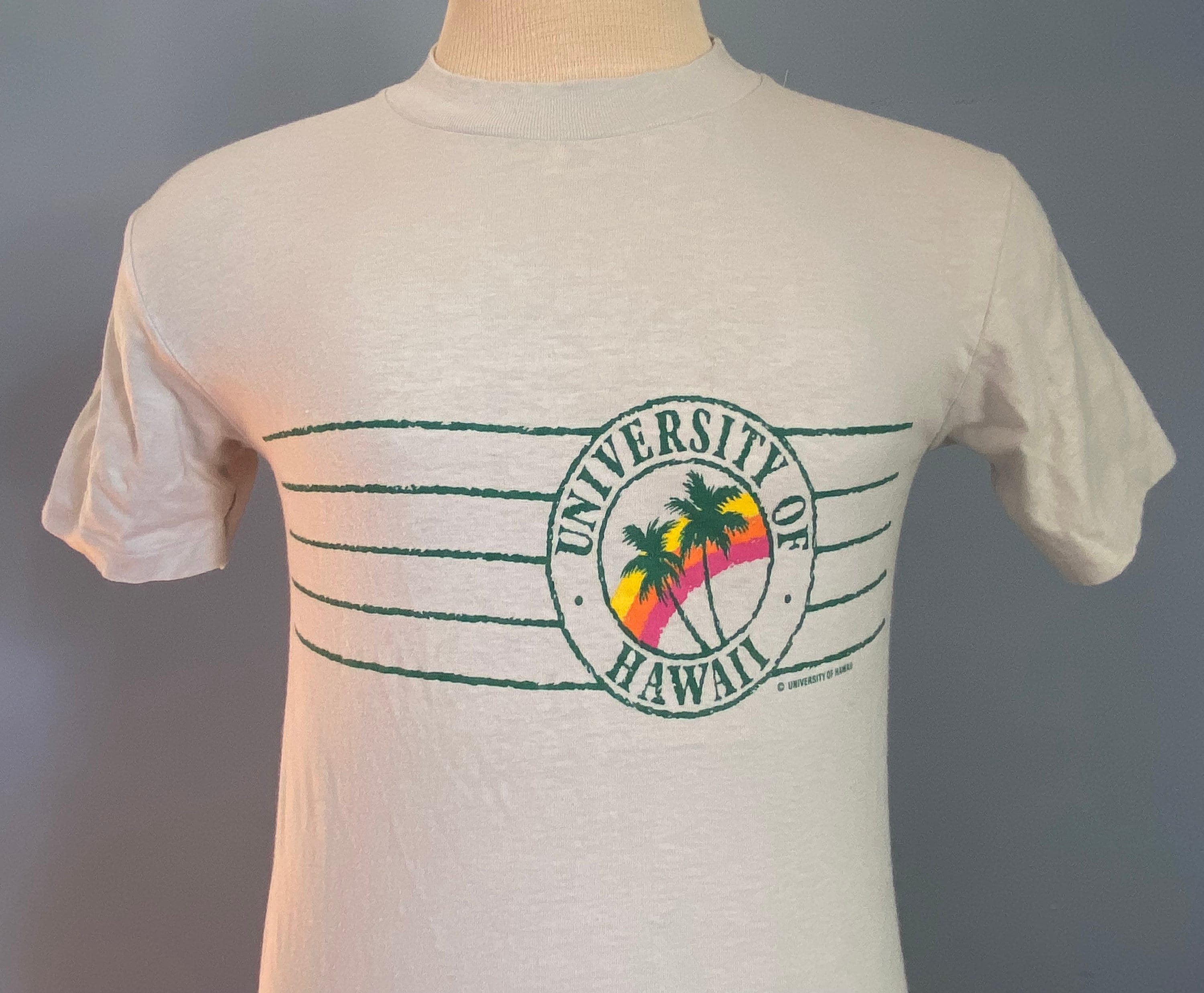 AMERI VINTAGE AMERI HAWAII COLLEGE TOP ☆ Vintage Y2K Sz XL Men Nike Hawaii Rainbow Warriors Colt Brennan