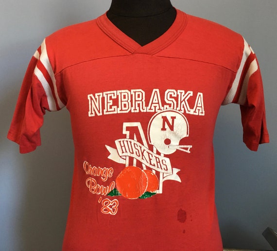 80s Vintage Nebraska Cornhuskers University Orang… - image 1