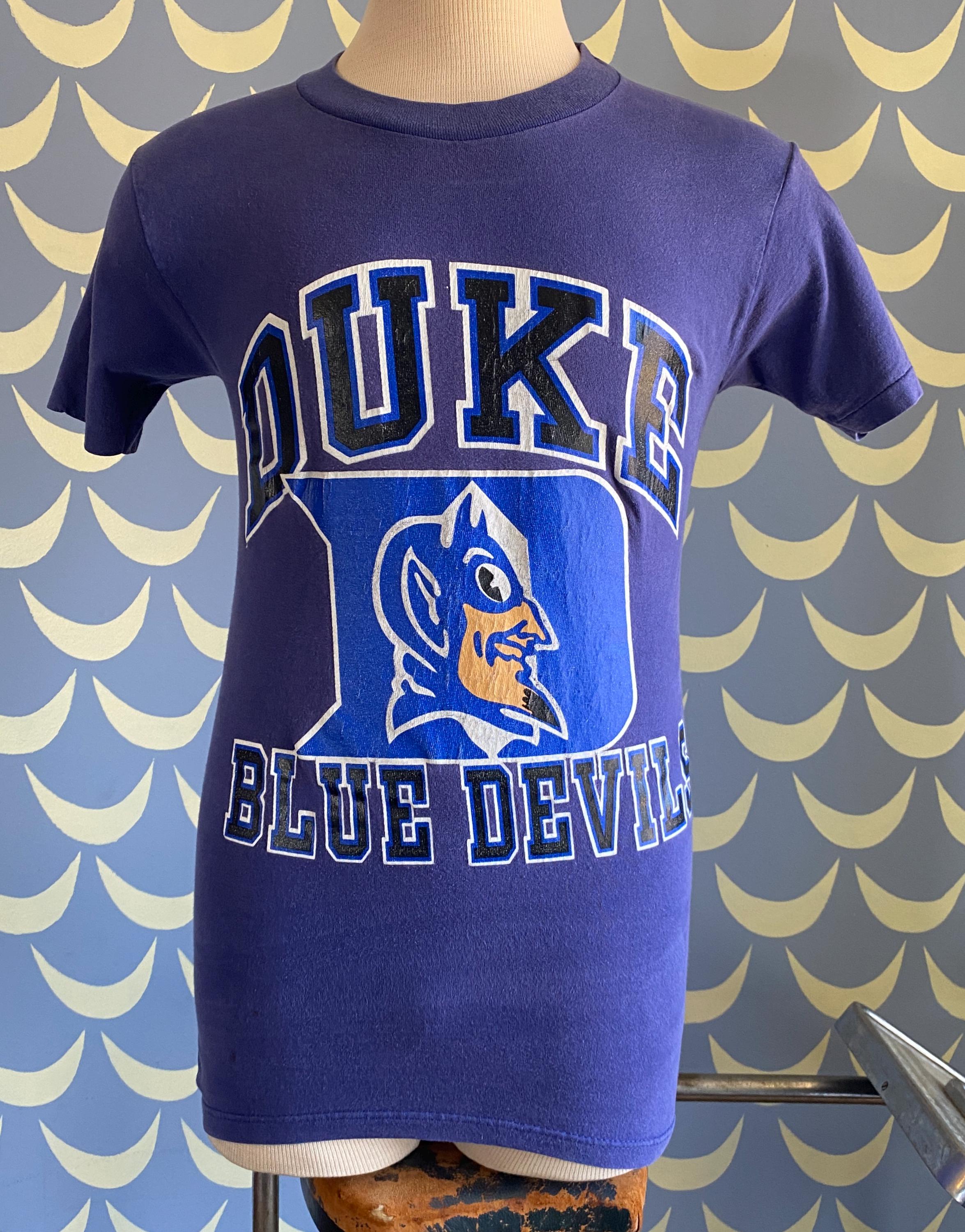 80s Vintage Duke University Blue Devils Ncaa College T-shirt