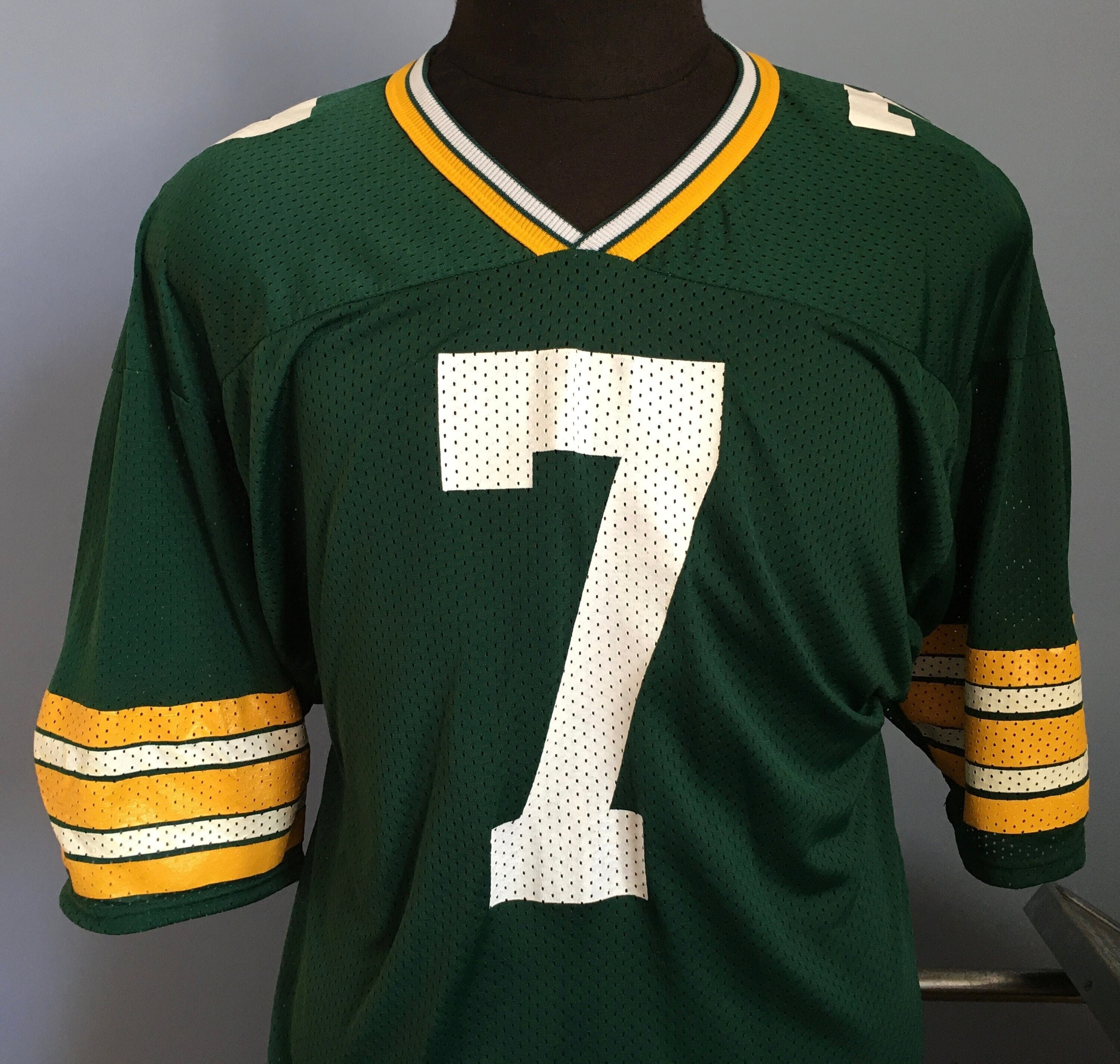 Vintage 80s 90s Don Majkowski Green #7 Bay Packers Jersey - MEDIUM