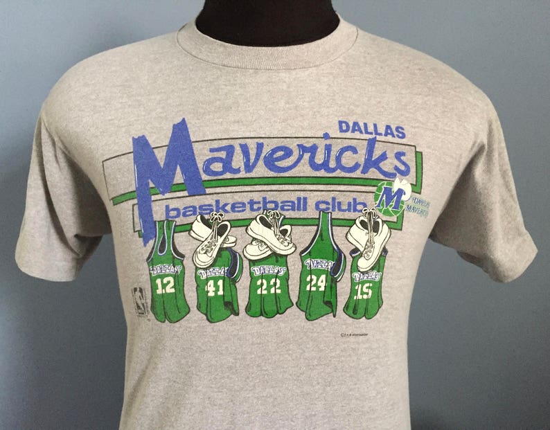 dallas mavericks t shirts vintage