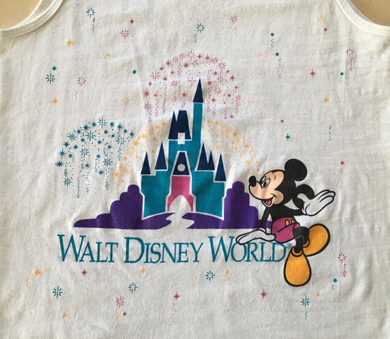 90s Vintage Walt Disney World Mickey Mouse cartoo… - image 3