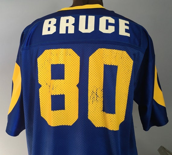 Vintage 90s Isaac Bruce #80 Los Angeles Rams Jersey: Logo Athletic