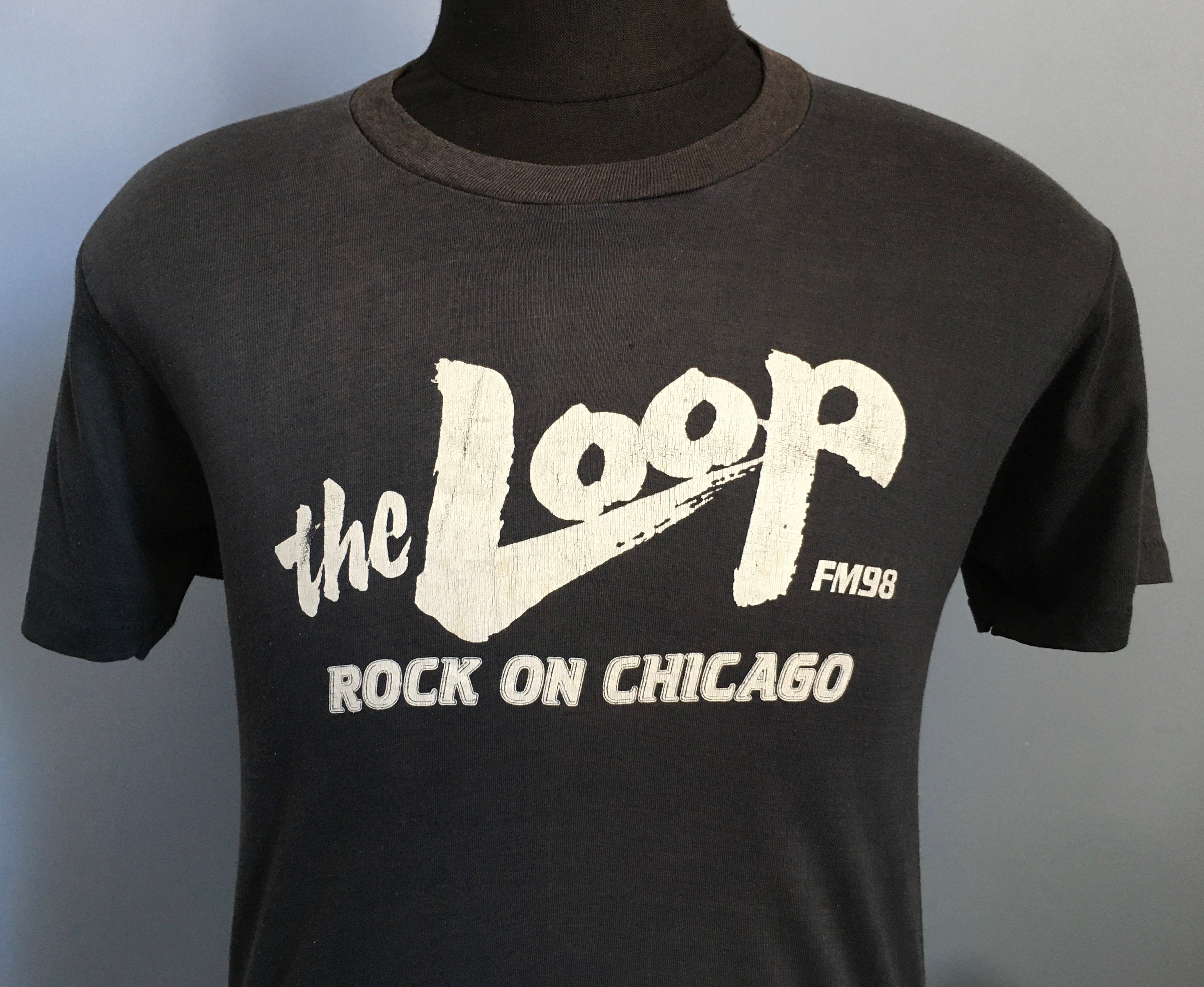 80s Vintage the Loop FM98 Rock on Chicago Radio Station Music 