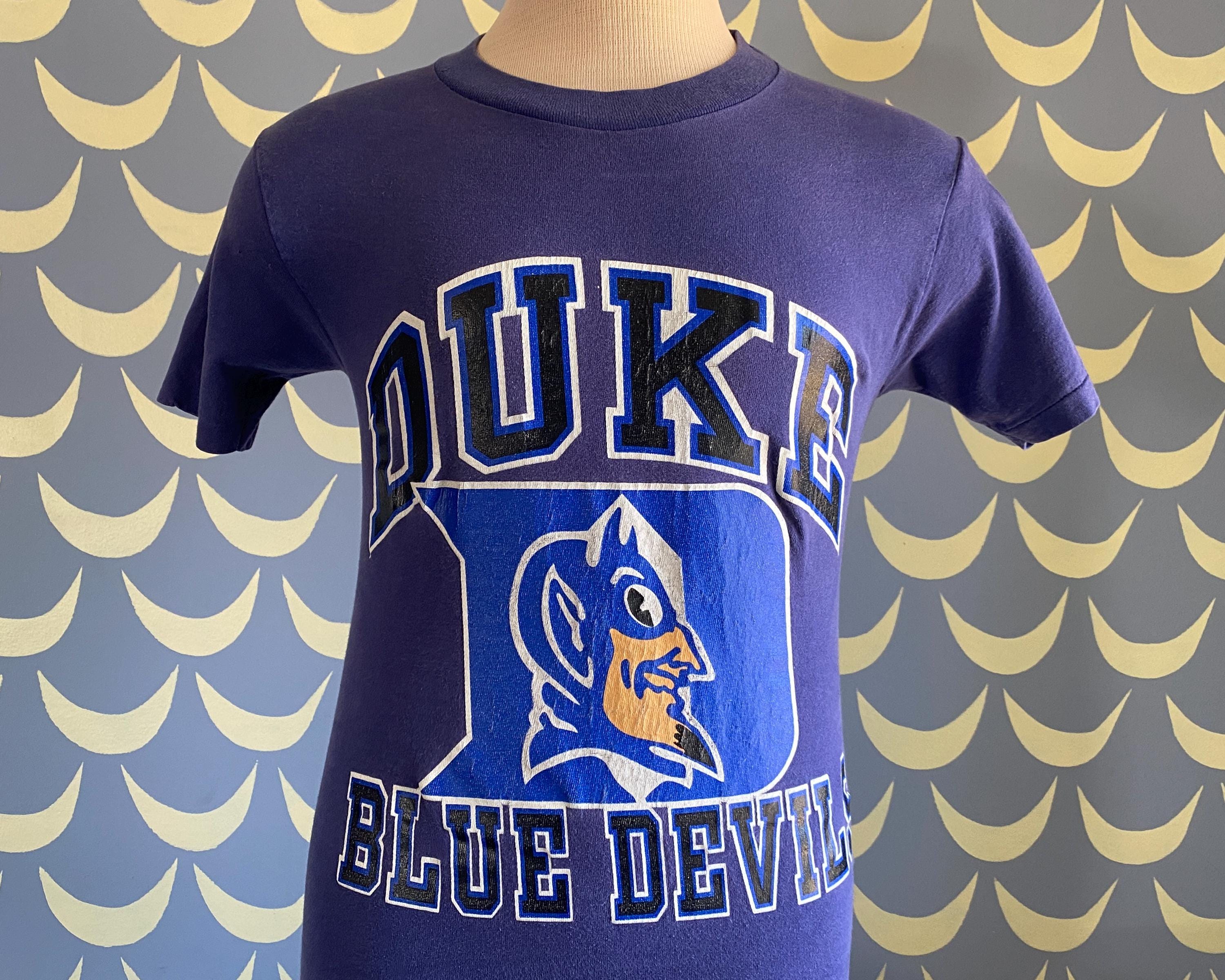 70s USA製 ヴィンテージ DEVILS デューク大学 フットボールTシャツ 80s Vintage Duke University Blue Devils Ncaa College T-shirt