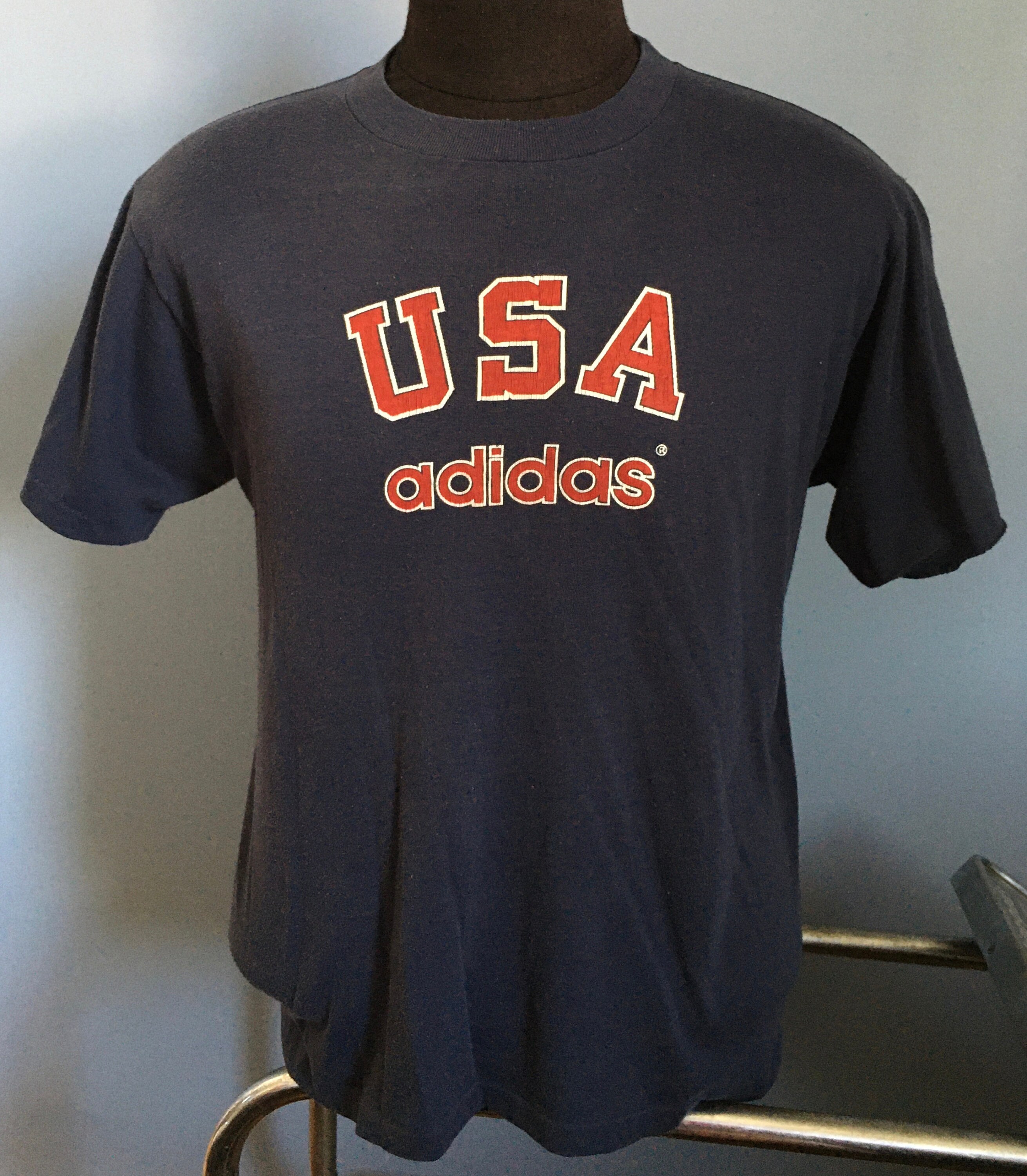 80s Vintage USA Adidas Olympics America Shoes Athletic Sports T