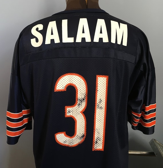 90s Vintage Chicago Bears 31 Rashaan Salaam GSH Nfl Football Champion Jersey T shirt XL X LARGE Etsy UK