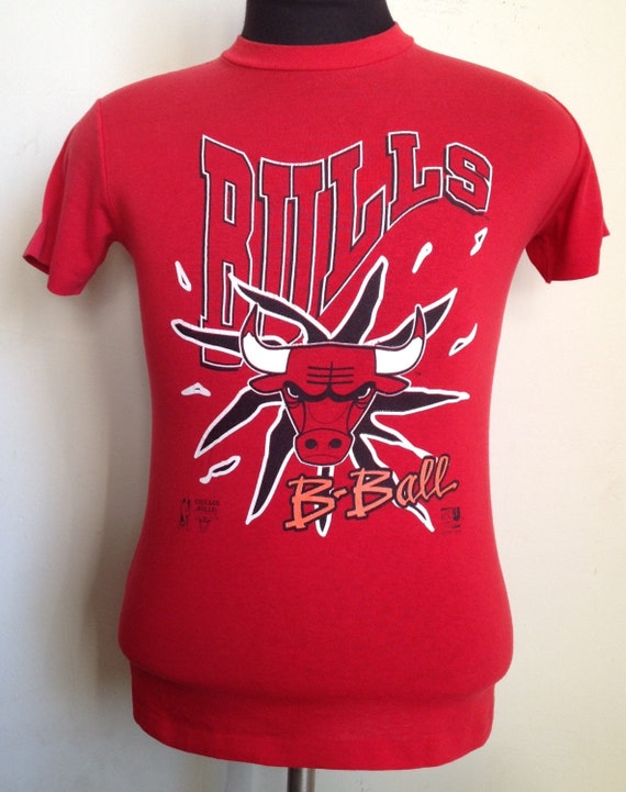 90s Vintage Chicago Bulls B-Ball NBA basketball T… - image 1