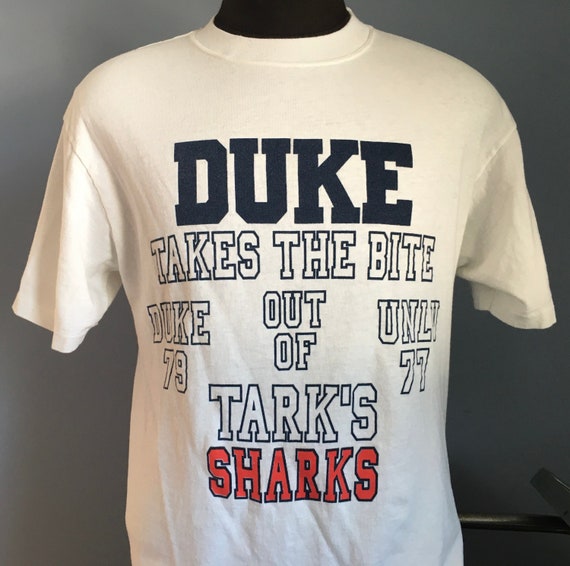 90s Vintage Duke University Blue Devils UNLV 1991… - image 1
