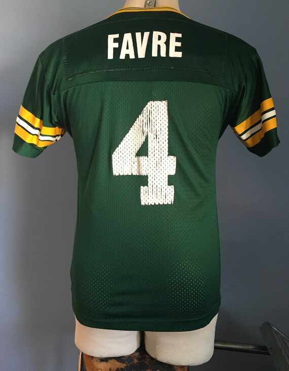 Vintage 90s Brett Favre #4 Green Bay Packers Jersey: Champion - X