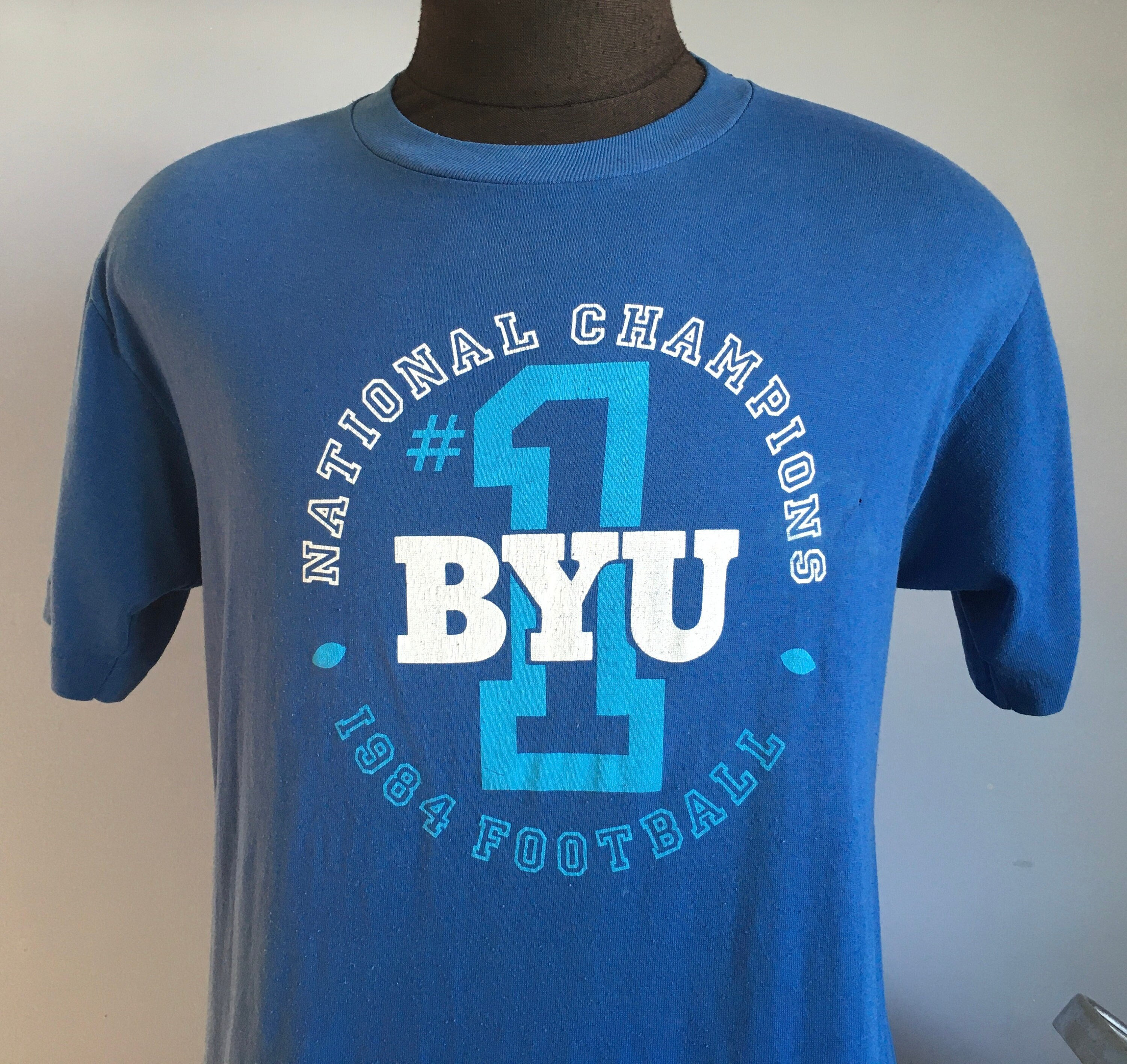 80s Vintage BYU Brigham Young University Cougars 1984 Football 