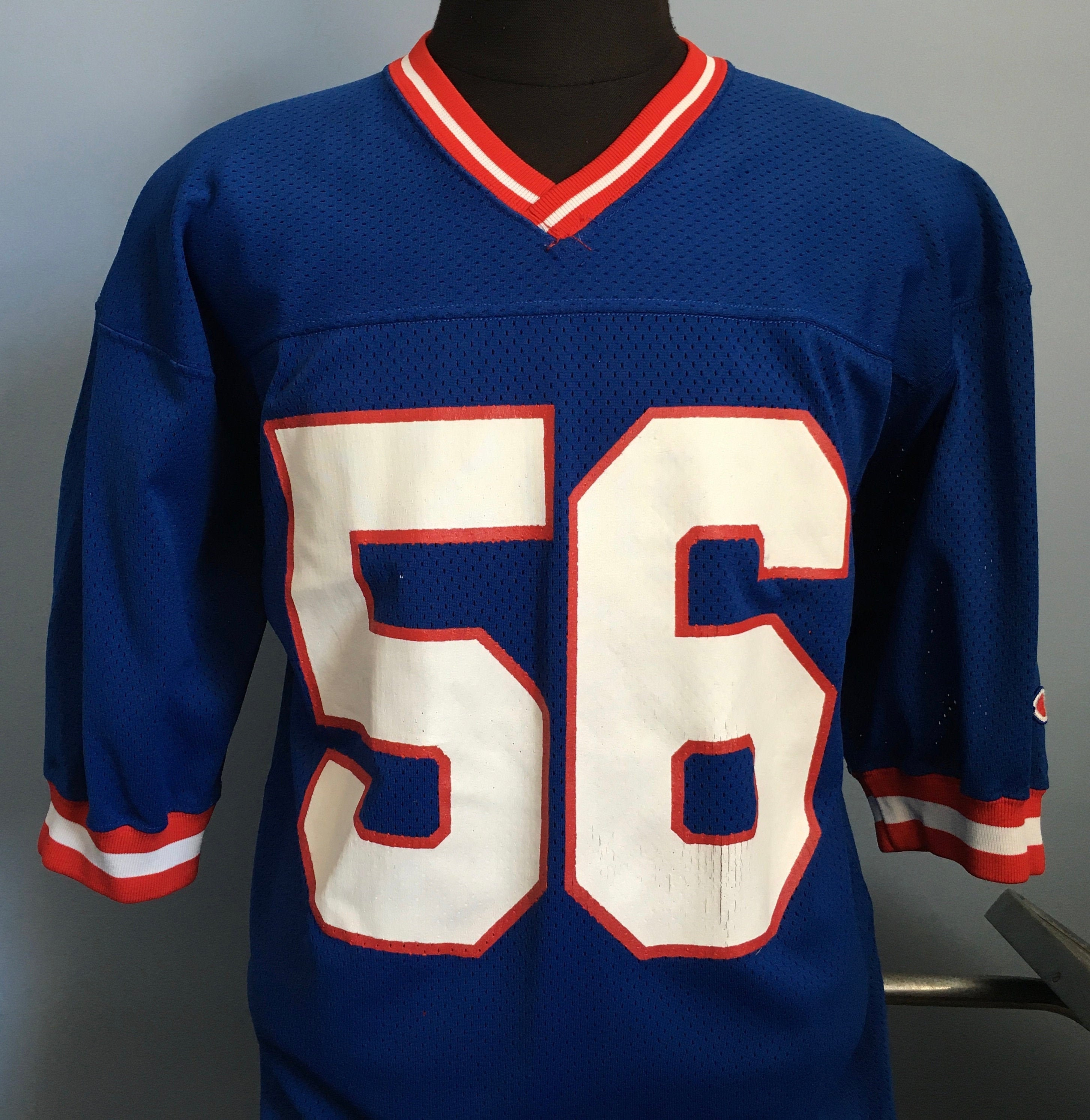 StranStarsBest 90s Vintage Lawrence Taylor #56 New York Giants LT NFL Football Champion Jersey T-Shirt - Large