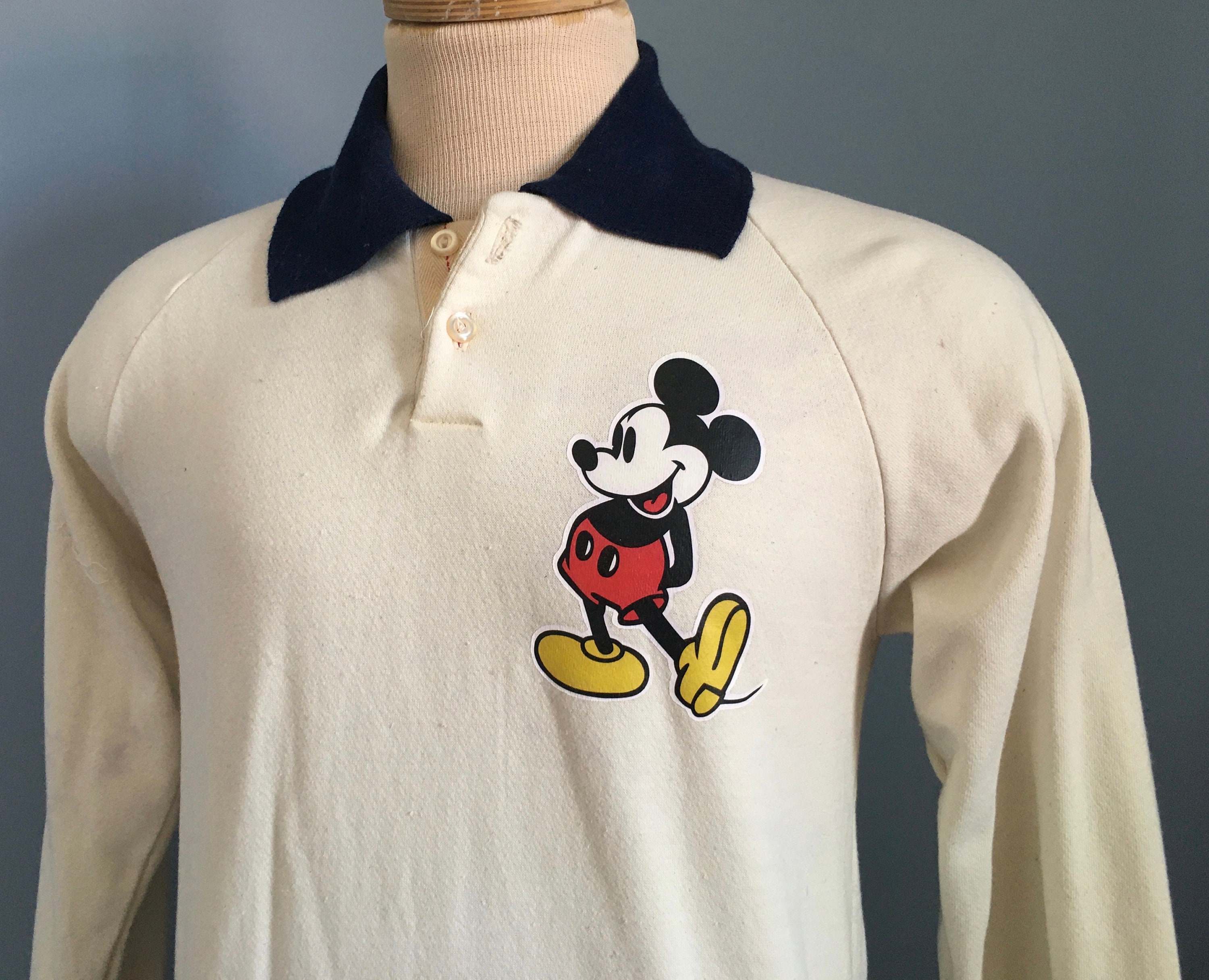 80s Mickey Mouse “San Francisco” Vintage 80'sOr 90'sMickey Mouse T-shirt Sz L Checker Flag