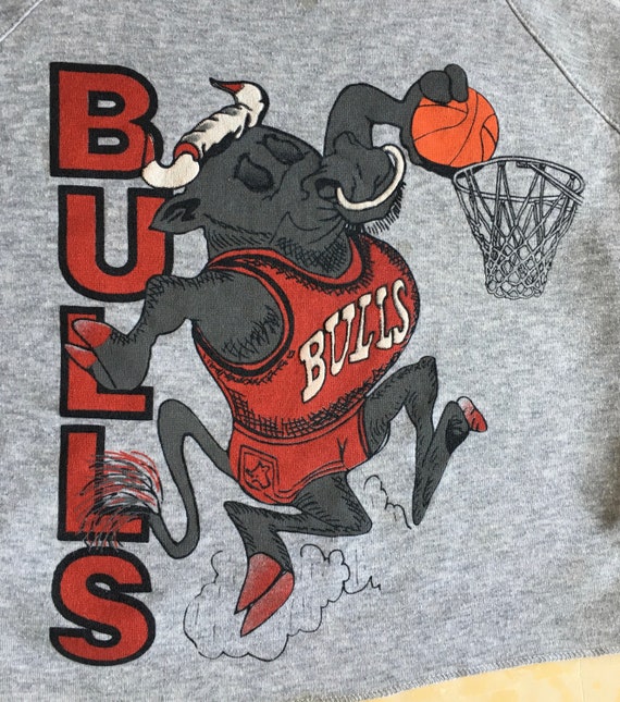 80s 90s Vintage Chicago Bulls nba basketball jack… - image 3