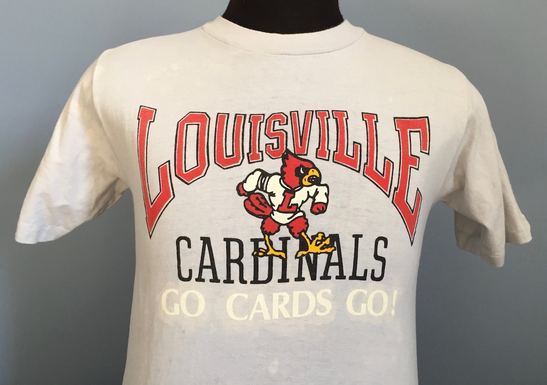 Vintage NCAA Louisville Cardinals Pullover Hoodie Printed -  Israel