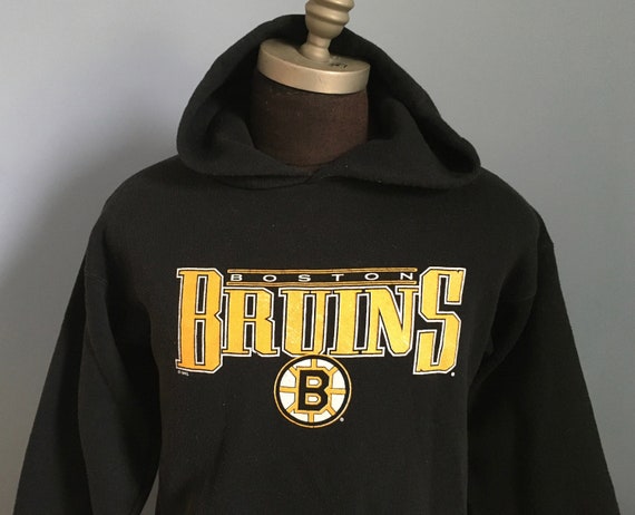 Antigua Boston Bruins Charcoal Victory Long Sleeve Hoodie, Charcoal, 52% Cot / 48% Poly, Size L, Rally House