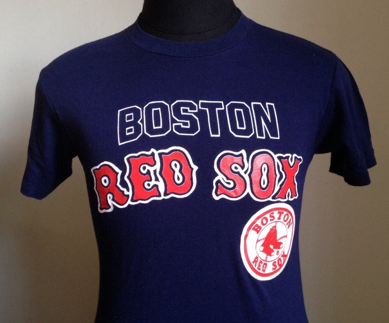 80s Vintage Boston Red Sox mlb baseball T-Shirt SMALL | Etsy