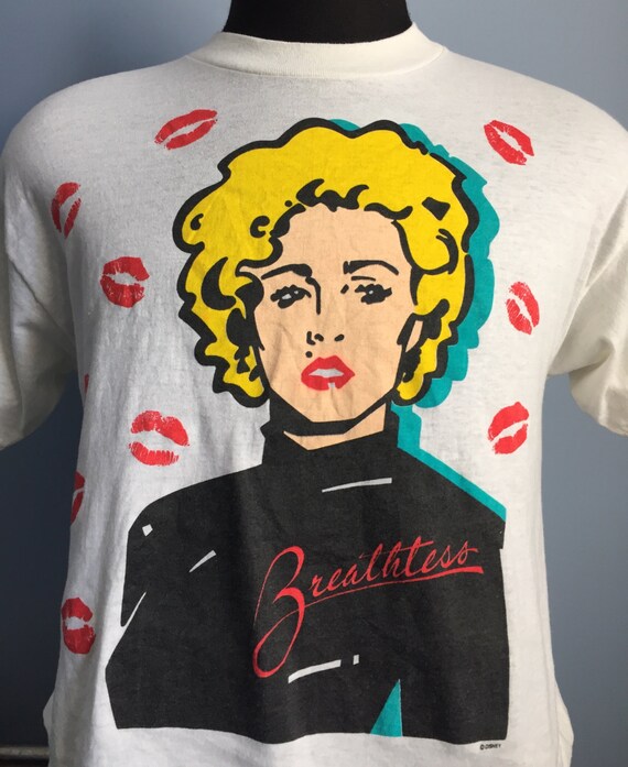 90s Vintage Dick Tracy Breathless 1990 Madonna Half T-shirt