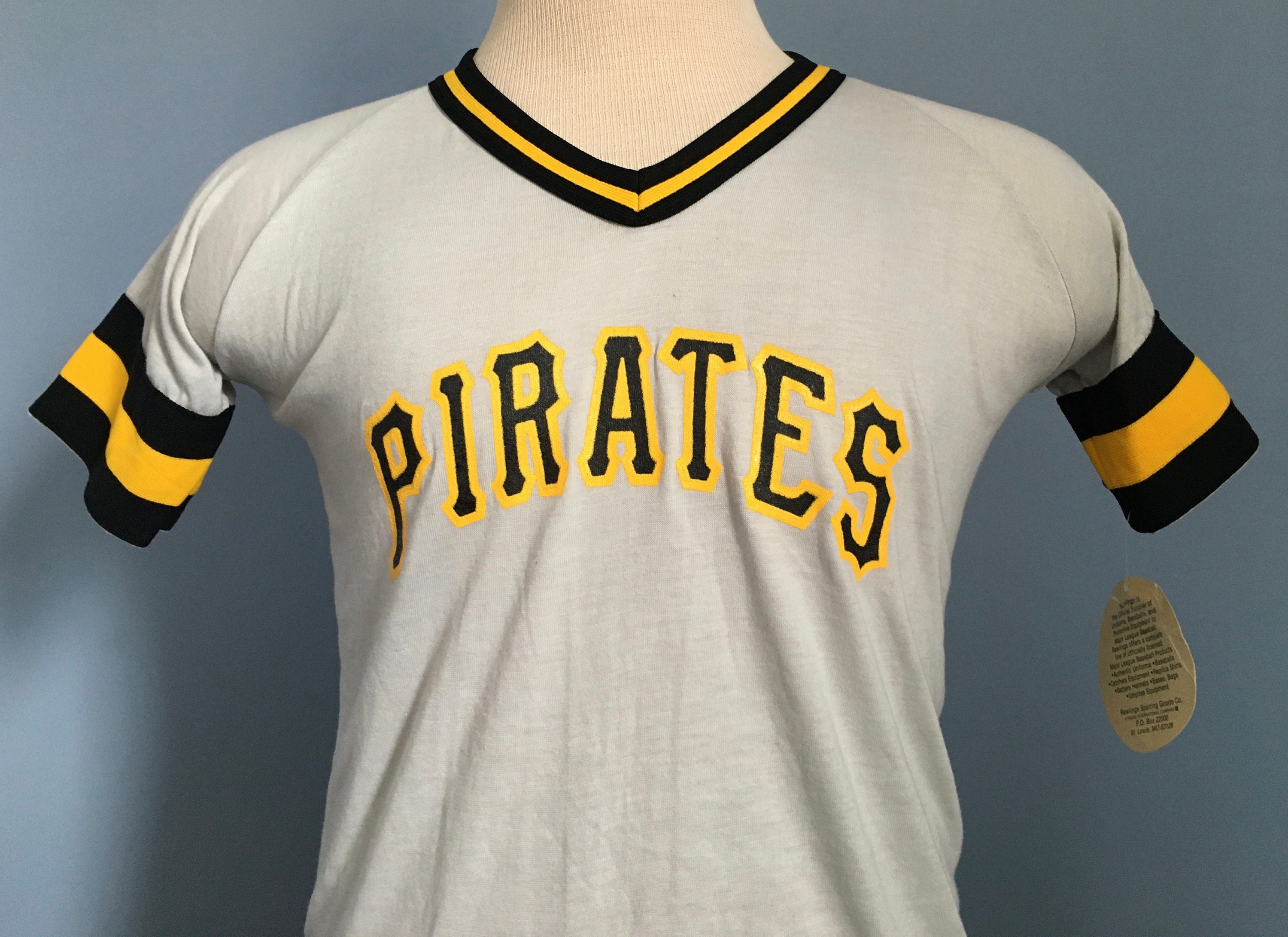 yellow pirates baseball jersey