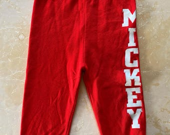 Pantalones deportivos vintage de Mickey Mouse Disney de los años 80 - JUVENIL 2T