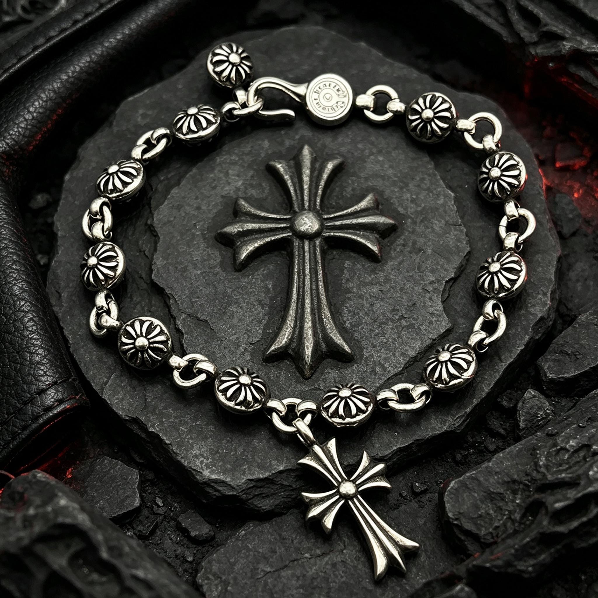 Chrome Hearts Wristband - Etsy