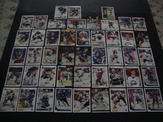 Sale Vintage Team Lot Of Buffalo Sabres Greats Hockey Cards Etsy