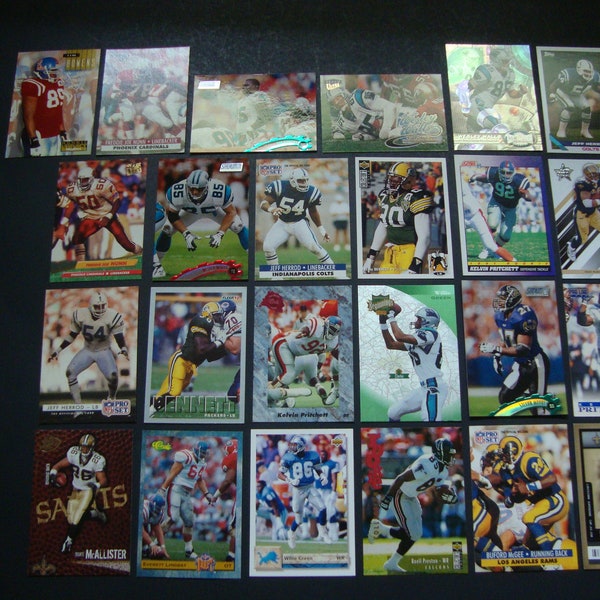 Vintage Ole Miss Rebels Player Alumni Football Card Team Lot -University of Mississippi -Wesley Walls, Deuce, Willie Green, Nunn, etc.