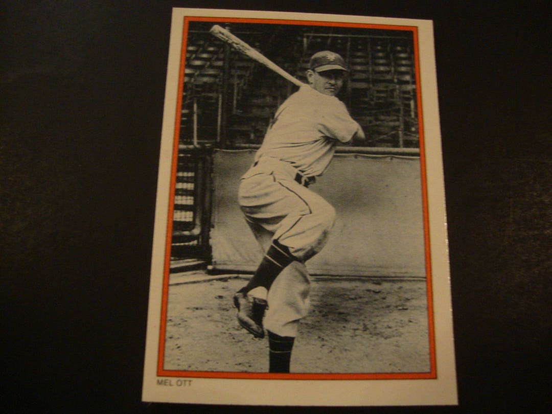 Vintage Mel Ott Baseball Card New York Giants N.Y. Giants MLB Hall of