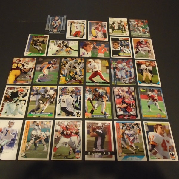 Vintage Stanford Cardinal Player Alumni Football Card Team Lot - University -John Elway, James Lofton, McCaffrey, Lynch, Vardell, etc.