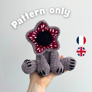 Demogorgon Crochet Pattern PDF – Amigurumi Monster Plush – Instant Download Tutorial – Halloween Geek Gift