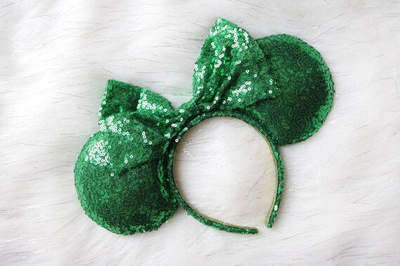 Green Sequin Minnie Mouse Ears, Sequin Minnie Mouse Ears  display picture 3