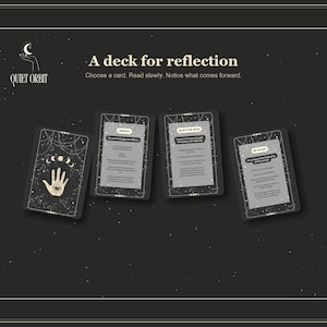 Himmlische Achtsamkeitskarten zum Ausdrucken, Anregungen für ein Selbstreflexionstagebuch, Meditationskarten (PDF), digitaler Download