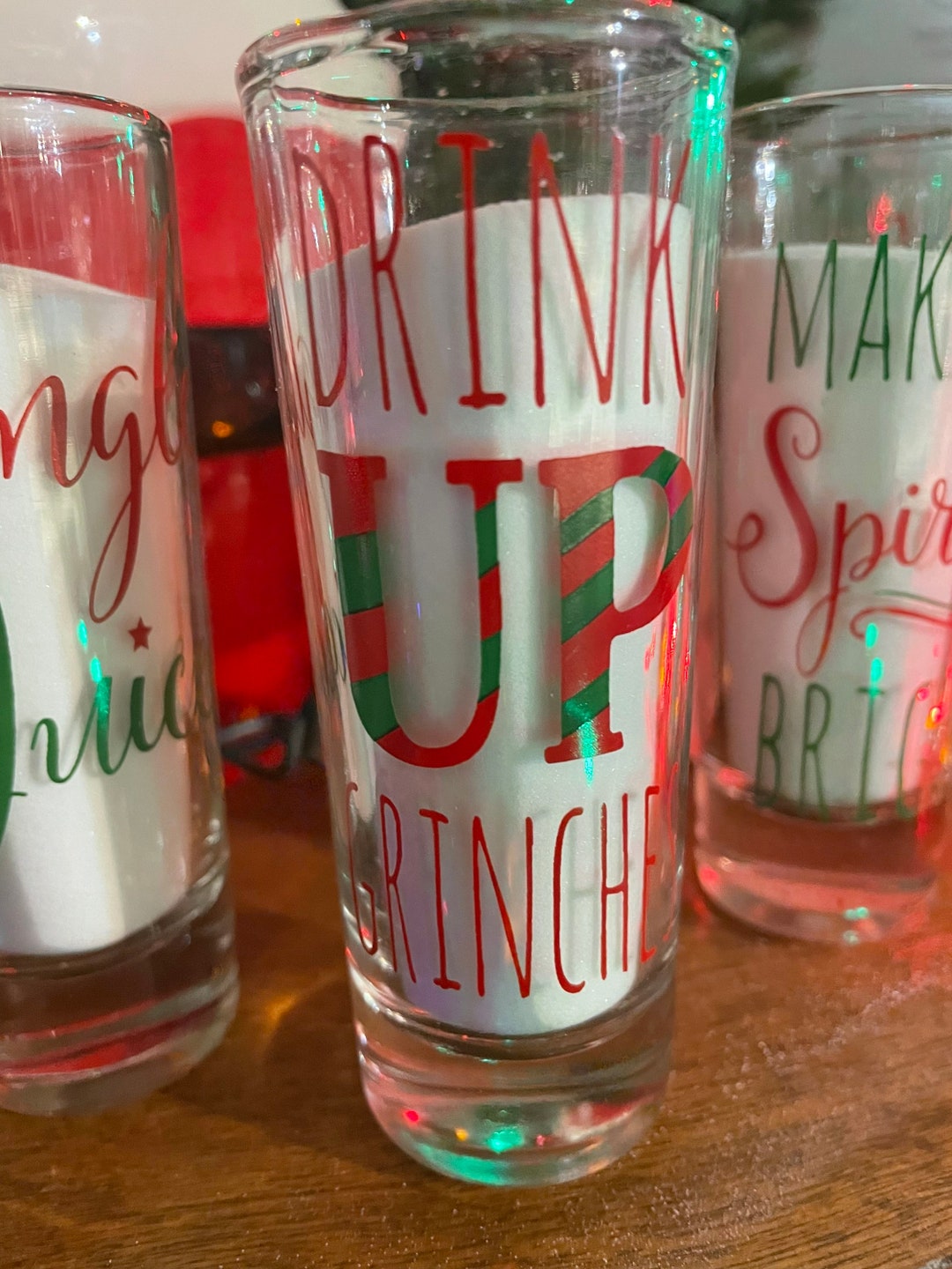 Christmas Novelty Shot Glass Funny Shot Glass White Elephant Etsy