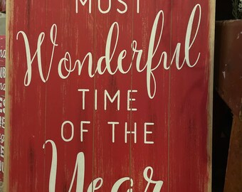 Wonderful Time Wall Sign